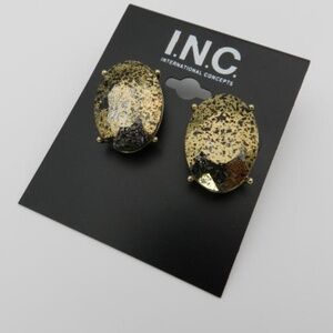 Inc gold earrings